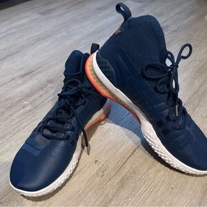 Adidas Men's Navy Blue Athletic Shoes